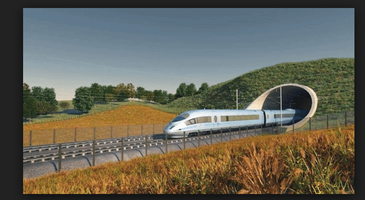high-speed train link